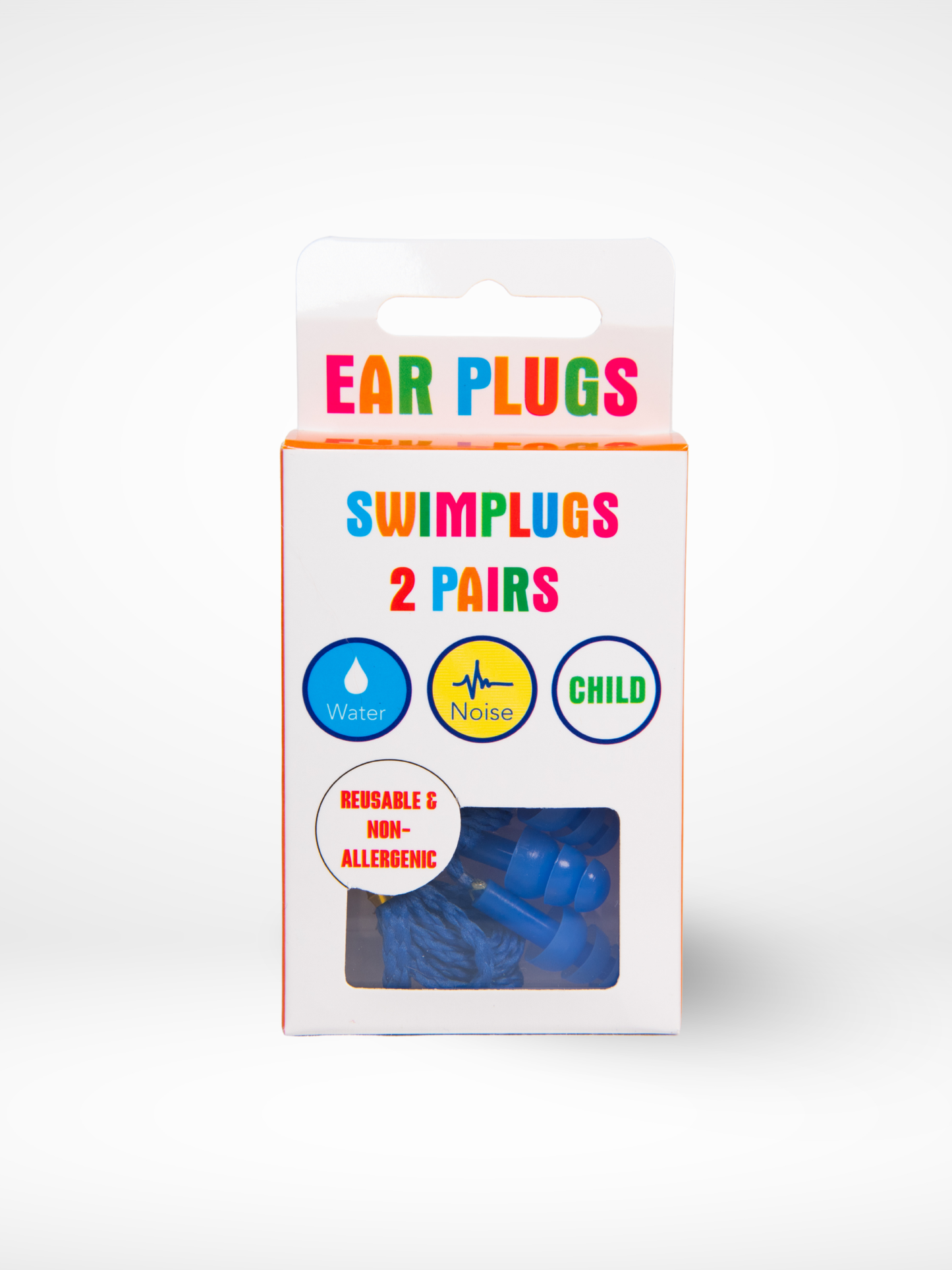 Econo Swimplugs - Child 2 Pairs (Stringed)