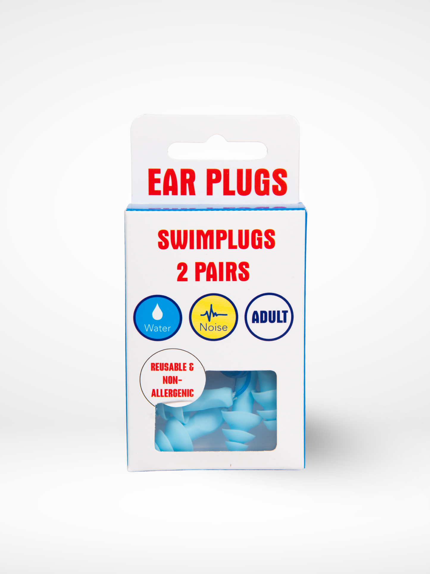 Econo Swim Plugs - Adult 2 Pairs (Stringed)