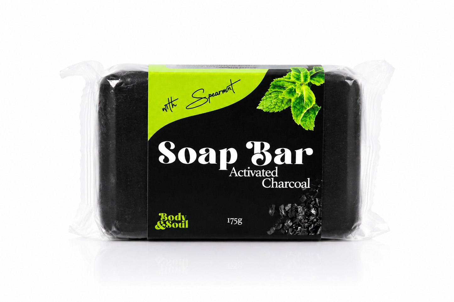 Activated Charcoal Soap with Spearmint Glycerine