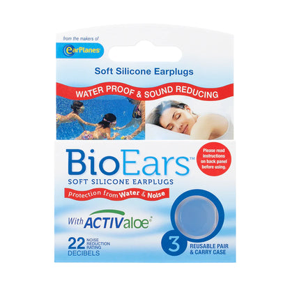 BioEars- Anti Bacterial Earplugs 3 pairs