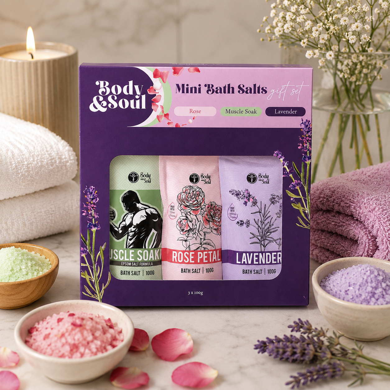 Mini Bath Salts Gift Pack
