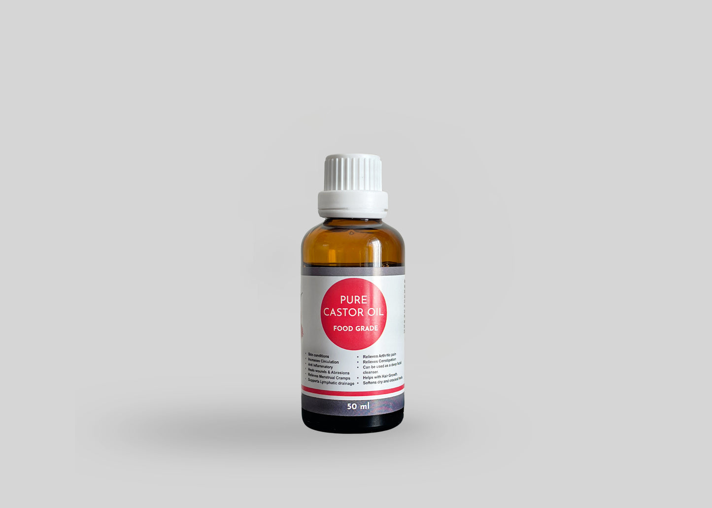 Pure Castor Oil Hexane Free Cold Pressed 50ml