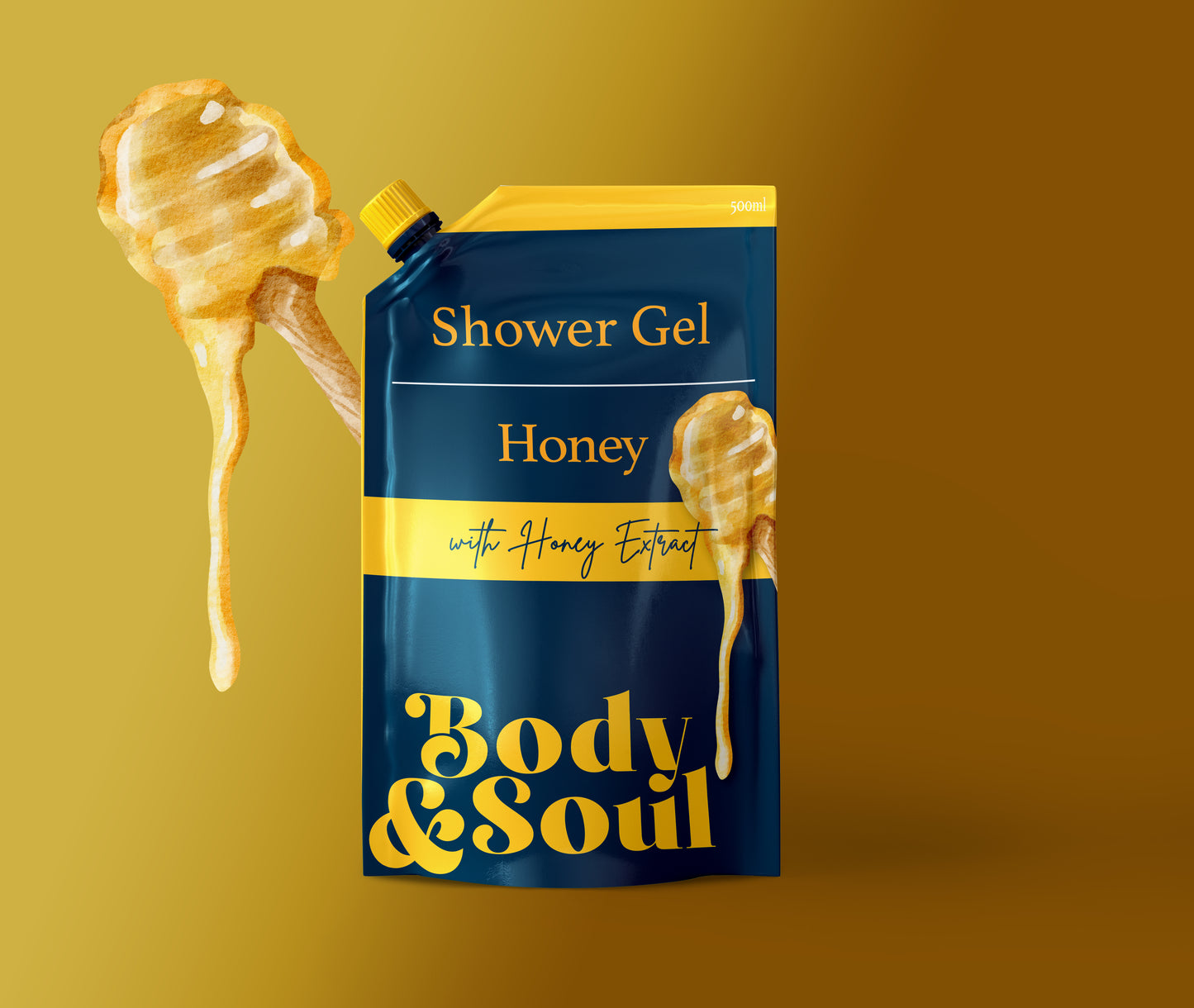 Honey Shower Gel with Real Honey 500ml