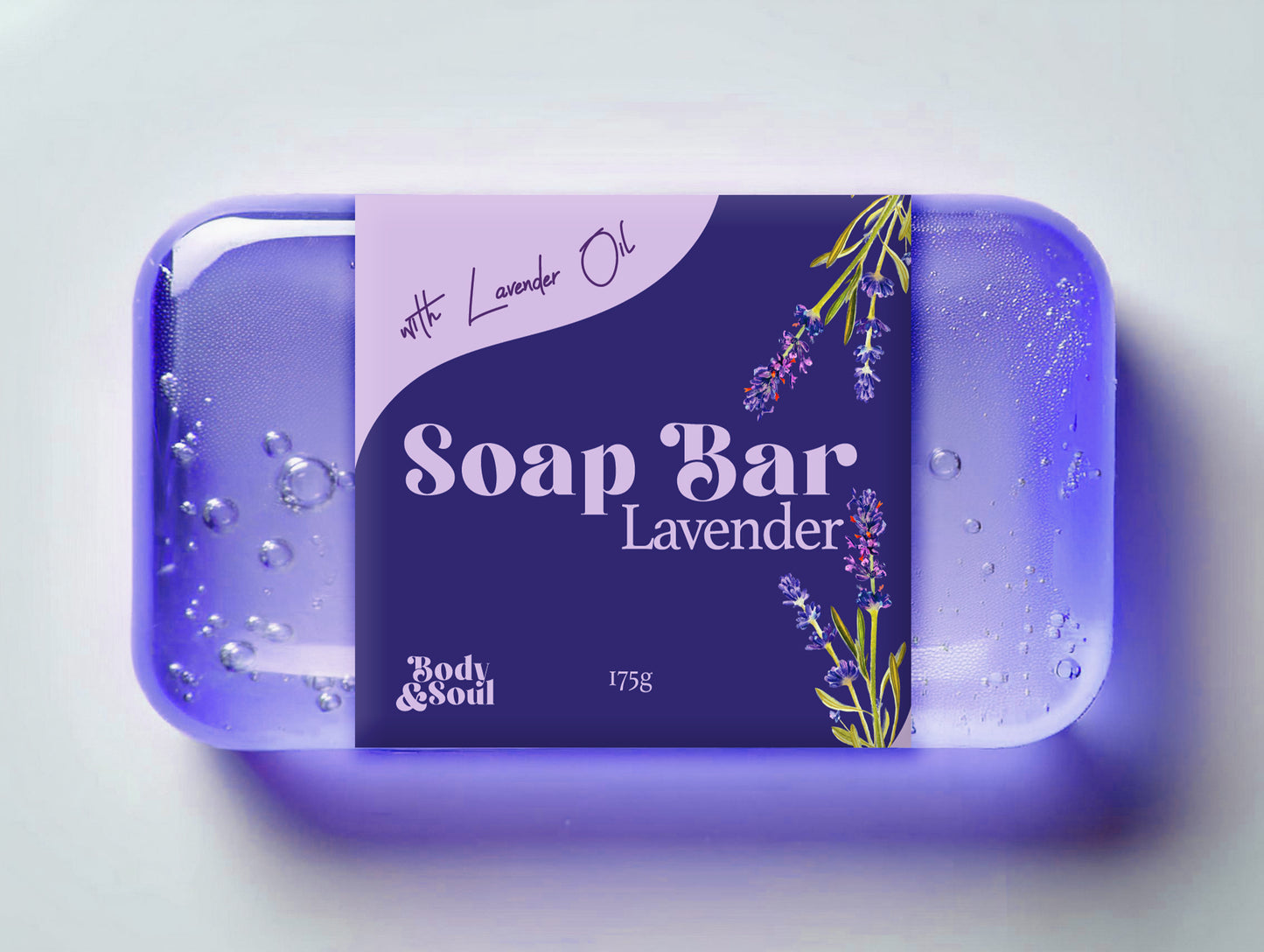 Lavender Infused Soap Bar 175g