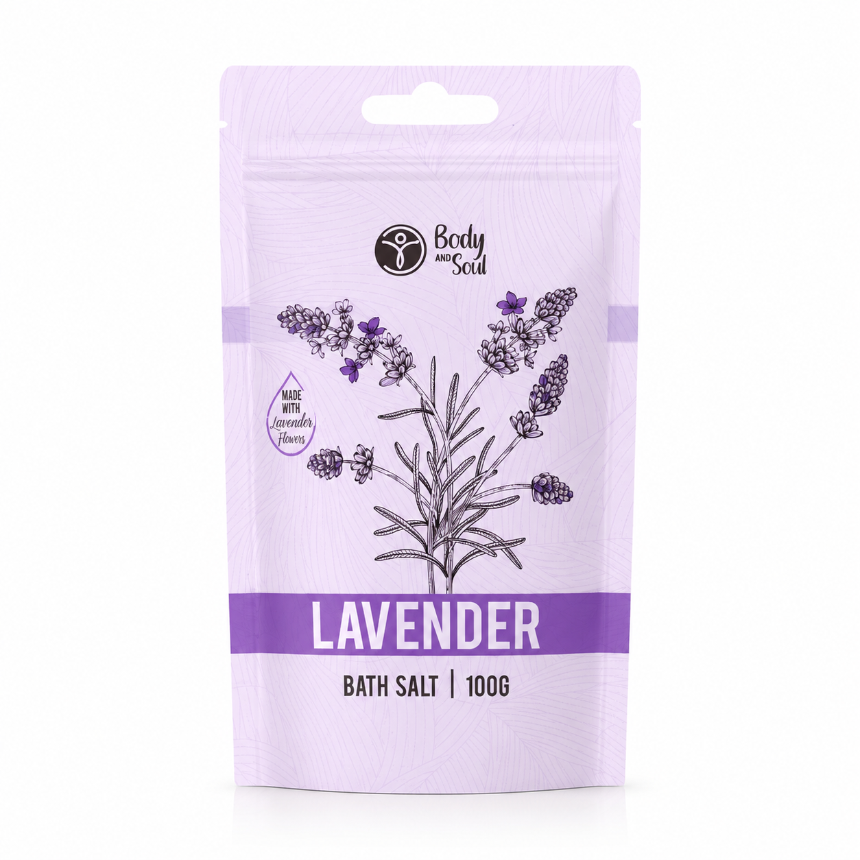 Mini Lavender Bath Salts 100g