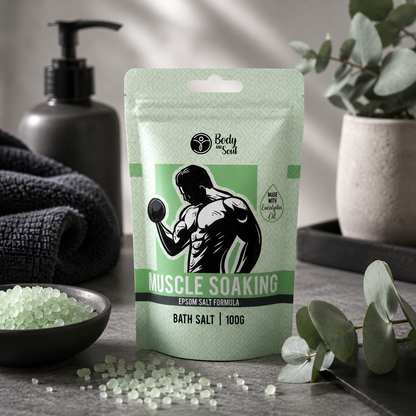 Mini Muscle Soak Bath Salts 100g