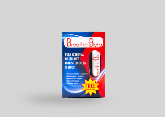 Breathe Beta Pure Essential Oil Drops (with free stick inhaler) 10ml