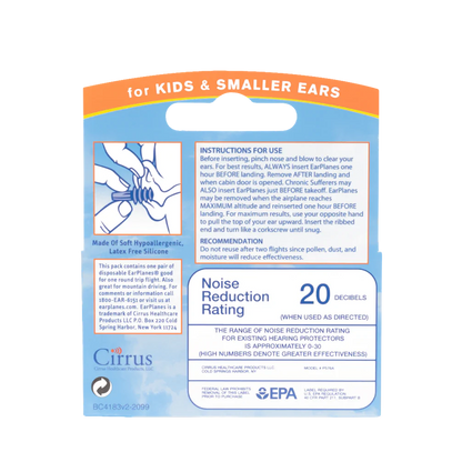 Earplanes - Child Travel Earplugs 1 pair